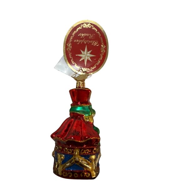 Vintage Christopher Radko Ribbit Rhythm Little Gem Blown Glass Ornament - Picture 3 of 4